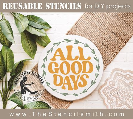 8068 - all good days - The Stencilsmith