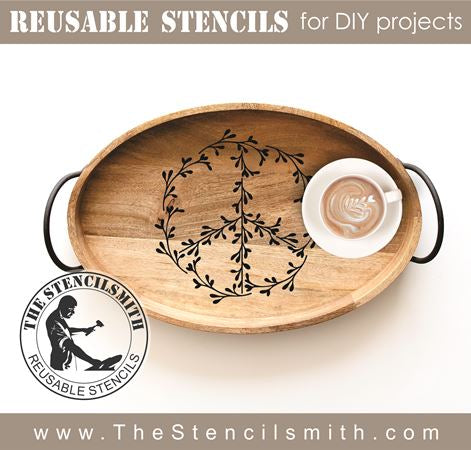 8073 - Peace wreath - The Stencilsmith
