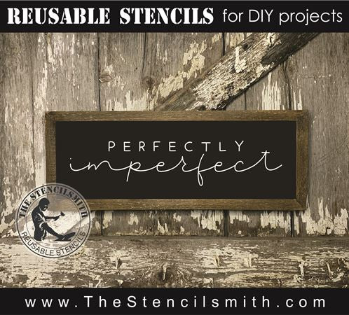 8074 - perfectly imperfect - The Stencilsmith