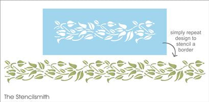 8084 - vine border - The Stencilsmith