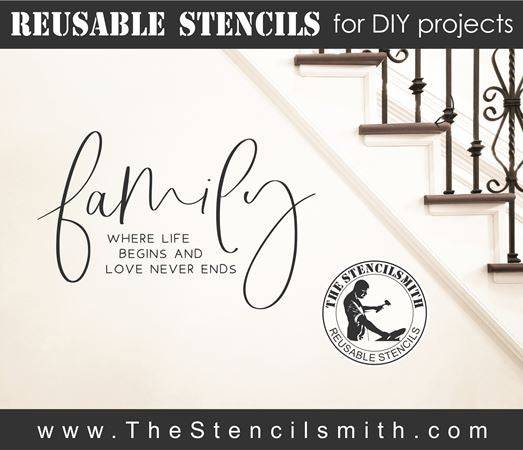 8085 - family where life begins - The Stencilsmith