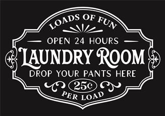 8093 - Laundry Room - The Stencilsmith