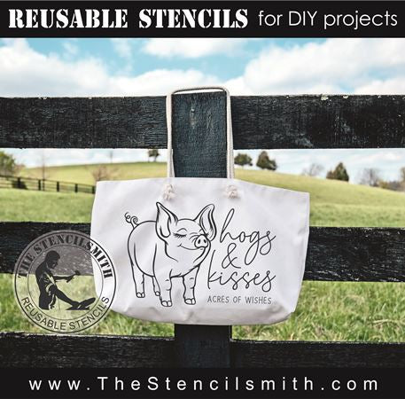8105 - hogs & kisses - The Stencilsmith