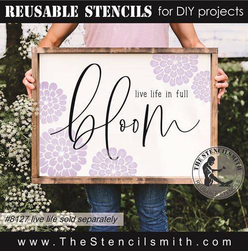 8125 - blooms - The Stencilsmith