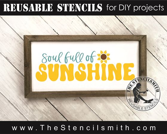 8134 - soul full of sunshine - The Stencilsmith