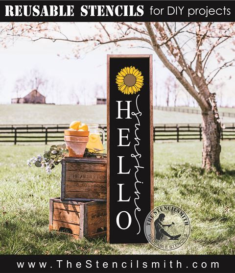 8136 - hello sunshine - The Stencilsmith