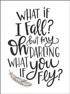 8140 - what if I fall? - The Stencilsmith