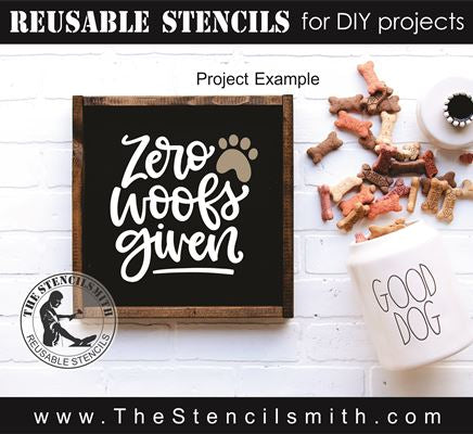 8145 - zero woofs given - The Stencilsmith