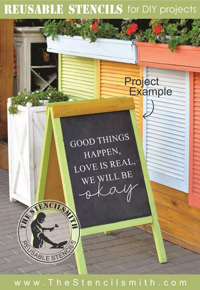 8146 - good things happen - The Stencilsmith