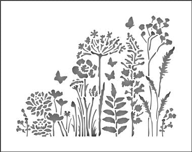 8154 - wildflowers - The Stencilsmith