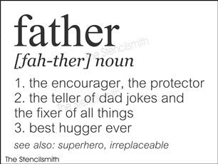 8163 - father definition - The Stencilsmith