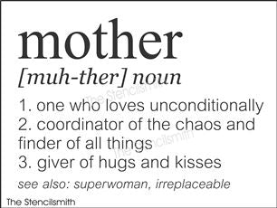 8164 - mother definition - The Stencilsmith
