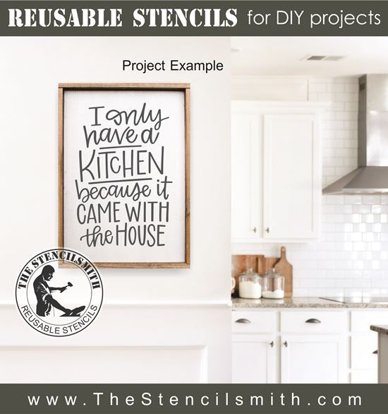 8177 - I only have a kitchen - The Stencilsmith