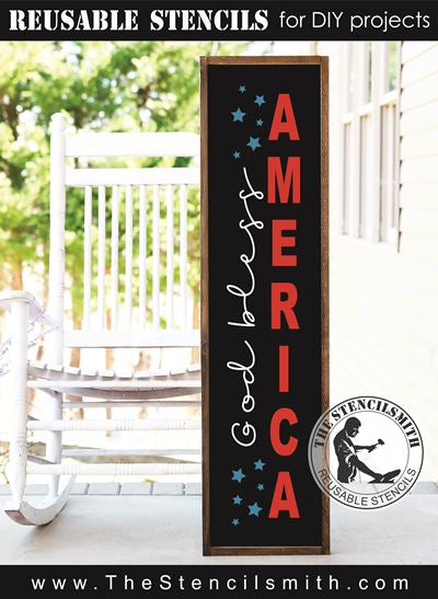 8179 - God bless America - The Stencilsmith