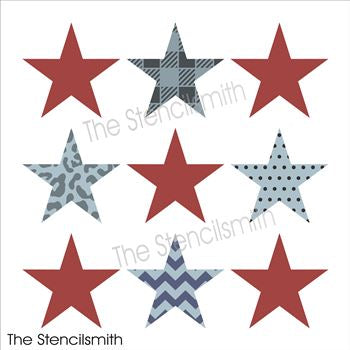 8184 - decorative stars - The Stencilsmith