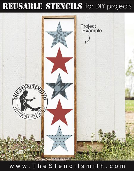 8184 - decorative stars - The Stencilsmith
