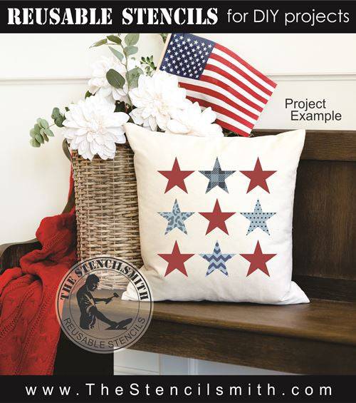 8184 - decorative stars - The Stencilsmith