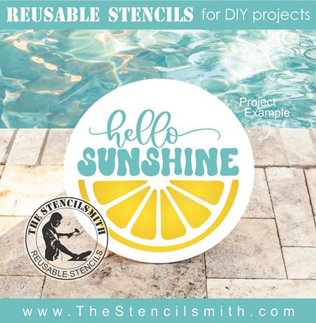 8186 - hello sunshine - The Stencilsmith