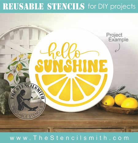 8186 - hello sunshine - The Stencilsmith