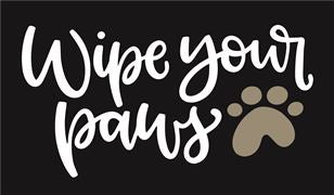 8189 - wipe your paws - The Stencilsmith