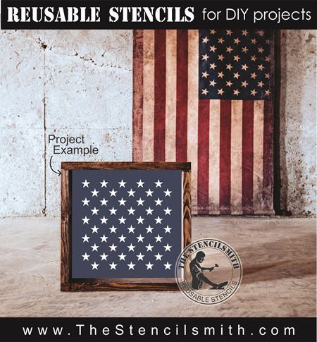 8190 - 50 Stars - The Stencilsmith