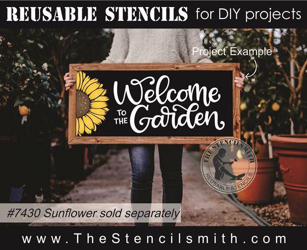 8196 - welcome to the garden - The Stencilsmith