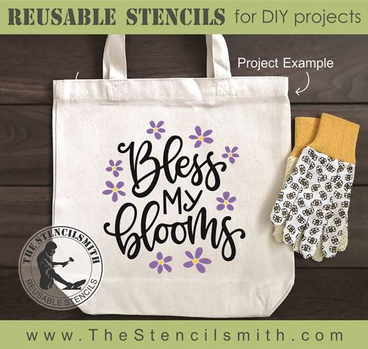 8200 - bless my blooms - The Stencilsmith