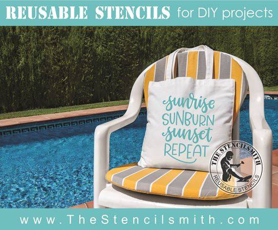8205 - sunrise sunburn - The Stencilsmith