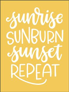 8205 - sunrise sunburn - The Stencilsmith