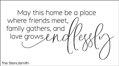 8207 - May this home be a place - The Stencilsmith