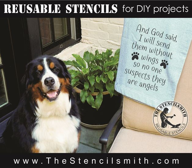 8218 - and God said I will send them - The Stencilsmith