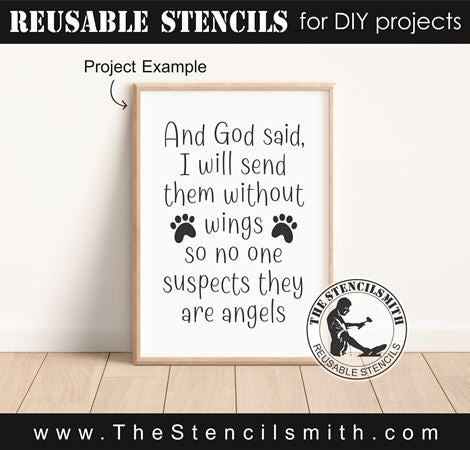 8218 - and God said I will send them - The Stencilsmith