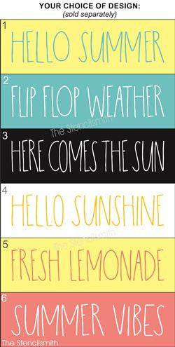 8219 - Summer Sayings - The Stencilsmith