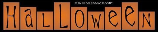 821 - Halloween - block letters - The Stencilsmith