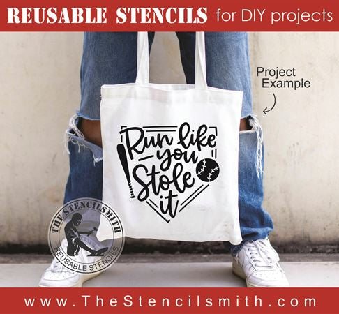 8225 - Run like you stole it - The Stencilsmith