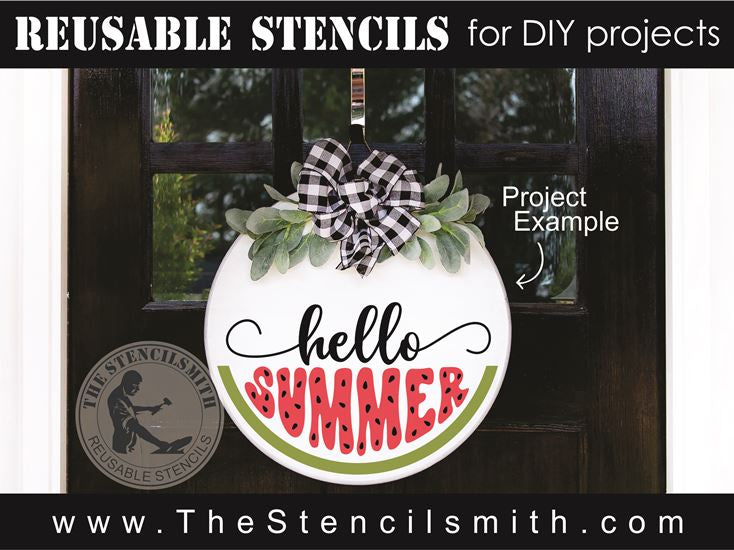 8229 - hello summer - The Stencilsmith