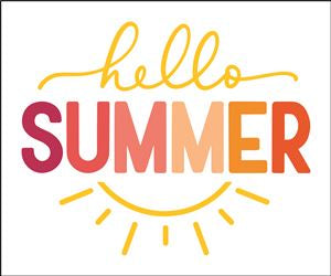 8231 - hello summer - The Stencilsmith