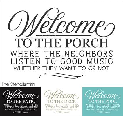 8241 - Welcome to the - The Stencilsmith