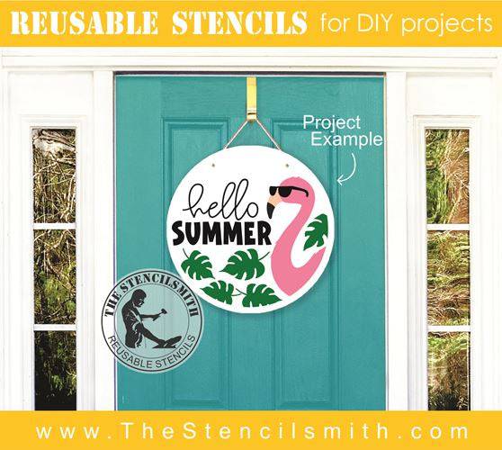 8243 - hello summer - The Stencilsmith