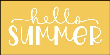8252 - hello summer - The Stencilsmith