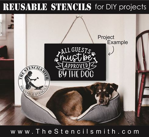 8253 - all guests must be approved by - The Stencilsmith