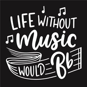 8259 - life without music - The Stencilsmith