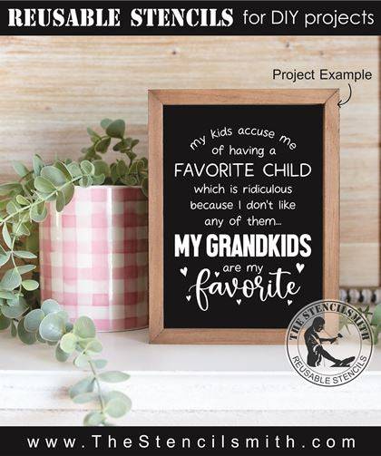 8269 - my kids accuse me of - The Stencilsmith