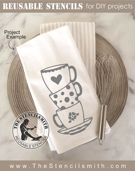 8272 - tea is always a good idea - The Stencilsmith