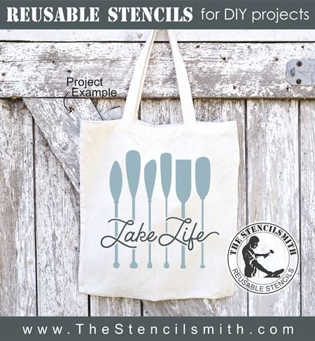 8277 - lake life - The Stencilsmith