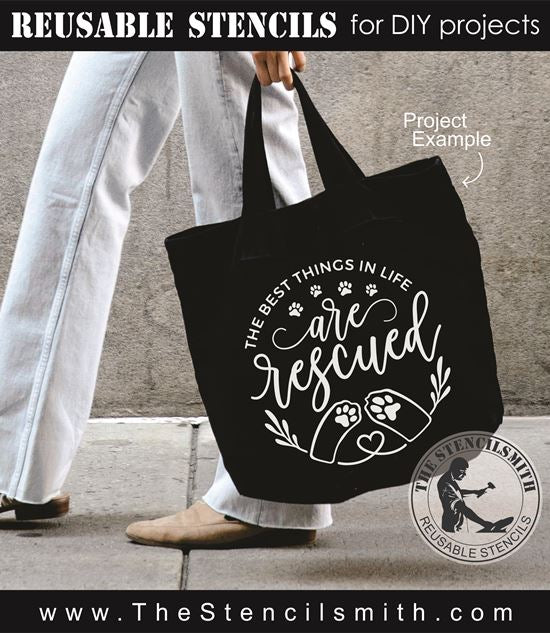 8283 - the best things in life - The Stencilsmith