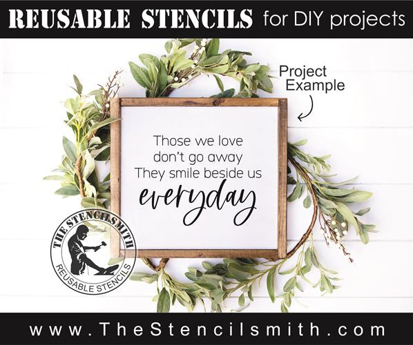 8289 - those we love don't go away - The Stencilsmith