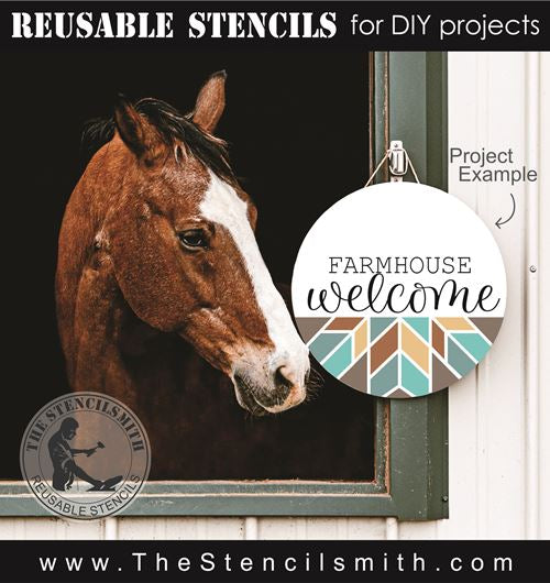 8290 - farmhouse welcome (quilt) - The Stencilsmith