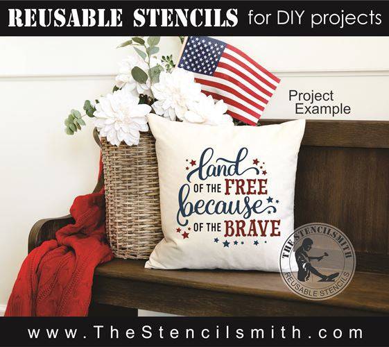 8295 - land of the free - The Stencilsmith