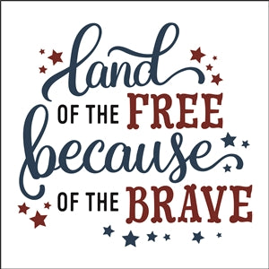 8295 - land of the free - The Stencilsmith